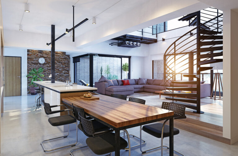 Elegancja loftu – sztuka projektowania apartamentów 